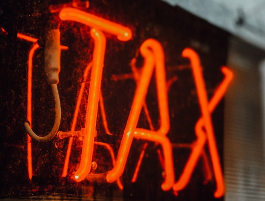 tax sign